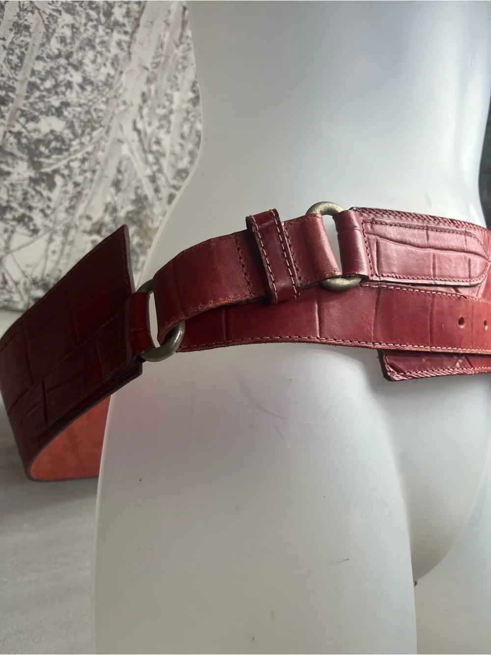 Locomotive by Doppia Vita:NEW Leather Belt Italy Sz 100